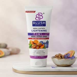 Blush Beauty Skin Control 3-in-1 Wash, Scrub & Mask with Mixed Fruit Extracts | 200ml