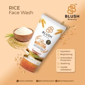Blush Beauty Rice Face Wash with Rice Water & Niacinamide | 120ml