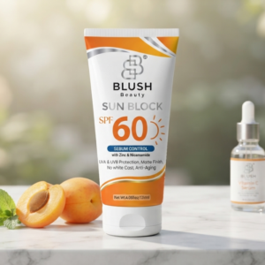 Blush Beauty Sun Block SPF 60 with Zinc & Niacinamide | 120ml